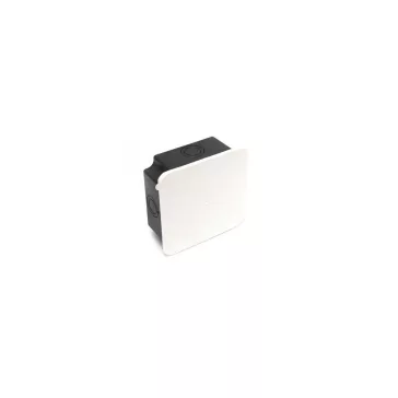   MÜDK 150x150 süllyesztett kötődoboz, négyzetes, fekete, IP44