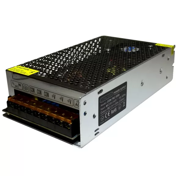 Conlight 250W (20A) Fémházas beltéri LED tápegység, CON 782 3220 Conlight 250W (20A) Fémházas beltéri LED tápegység, CON 782 3220