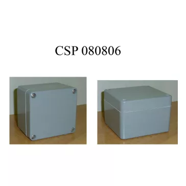   Csatári Plast CSP 080806 poliészter doboz, üres 80x 75x 55mm csav fed IP65