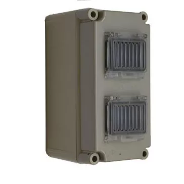   Csatári Plast PVT 1530 ÁK 2x4 Lakáselosztó 2x4mod fk teleajtóval 150x300x170mm