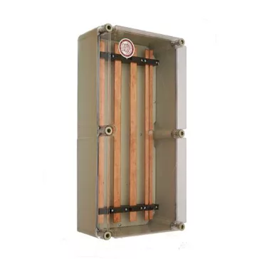   Csatári Plast PVT 3060 GS5 250A Műa tokozott 300x600x170mm sín szekrény 250A 5pol