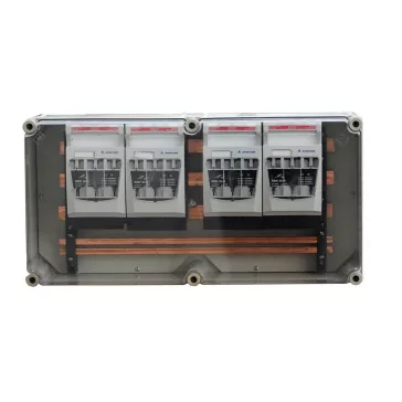   Csatári Plast PVT 3060 GS5 250A SB4 NH00  5 sines sínszekrény 4xNH 00 szakaszoló bizt.