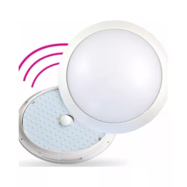   DeLux LED Nelly kerek lámpatest 10W 900lm mozgásérzékelővel, DEL1052