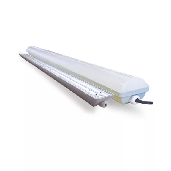 DeLux LED Por és páramentes lámpatest 60W, IP65, PC-búrával, 5200lm,4000K, DEL1366 DeLux LED Por és páramentes lámpatest 60W, IP65, PC-búrával, 5200lm,4000K, DEL1366