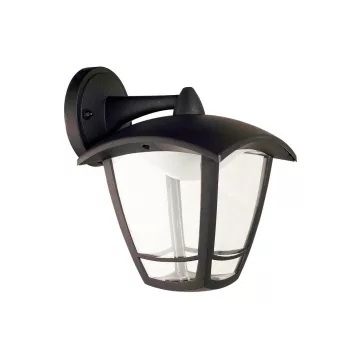 DeLux Kata flat kültéri falra szerelhető lámpatest, fekete, LED 2x3W, 4000K, IP54, DEL1552
