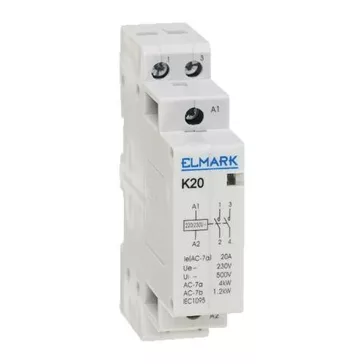 ELMARK Moduláris mágneskapcsoló K20 20A 230V 2Z, 23008