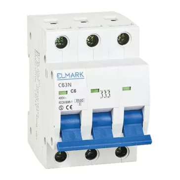 Elmark Kismegszakító MCB 63N/40A C OMEGA, 41340N