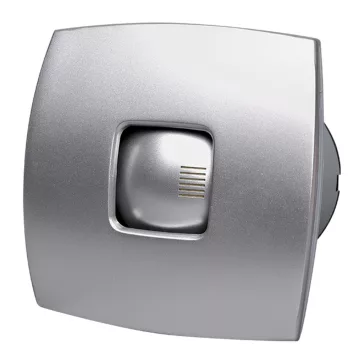   ELMARK elszívó ventilátor, csendes kivitel, csőventilátor szeleppel, ALS-V100 ezüst, 500141