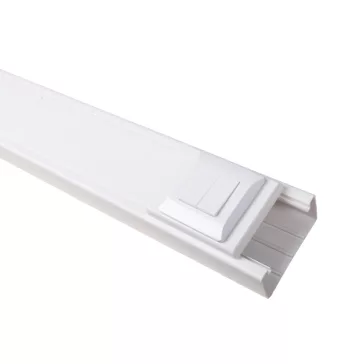   Elmark egyes szerelvénykeret, 100x40/100x60-as csatornához, műanyag, fehér, 562100441