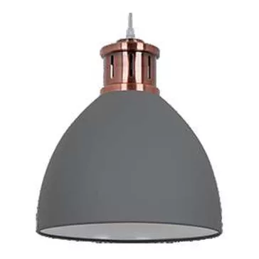   ELMARK JASON függeszték 1×E27 szürke homok és réz, 955JASON1GR