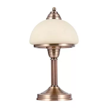   ELMARK KRISTA asztali lámpa 1XE27 ARAMY BRONZ BÉZS, 955KRISTA1T