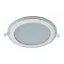 ELMARK LED panel kerek + üveg 18W 3000K meleg fehér 200mm, 99LED641