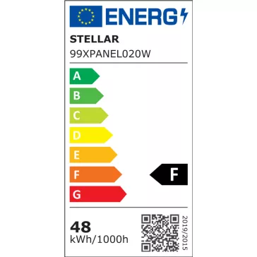 Elmark, led panel, négyzet forma, 40W, 4000lm, 4000K, fehér keret, 595x595mm, 99XPANEL020W
