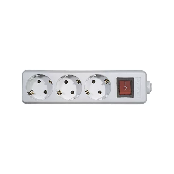 Szerelhető elosztó, 3-as, kapcsolós, Emos, P1320 Szerelhető elosztó, 3-as, kapcsolós, Emos, P1320