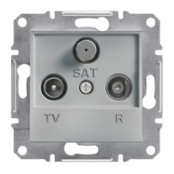Schneider ASFORA TV/R/SAT aljzat, végzáró, 1 dB, alumínium, EPH3500161 Schneider ASFORA TV/R/SAT aljzat, végzáró, 1 dB, alumínium, EPH3500161