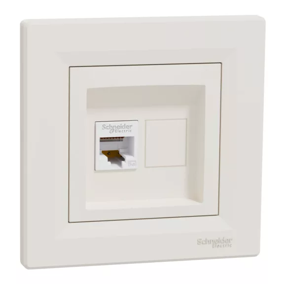 Schneider ASFORA 1xRJ45 Cat5e UTP aljzat, bézs, EPH4300123 Schneider ASFORA 1xRJ45 Cat5e UTP aljzat, bézs, EPH4300123
