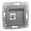 Schneider ASFORA 1xRJ45 Cat5e UTP aljzat, acél, EPH4300162
