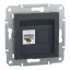 Schneider ASFORA 1xRJ45 Cat5e UTP aljzat, antracit, EPH4300171