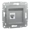 Schneider ASFORA 1xRJ45 Cat6 UTP aljzat, alumínium, EPH4700161