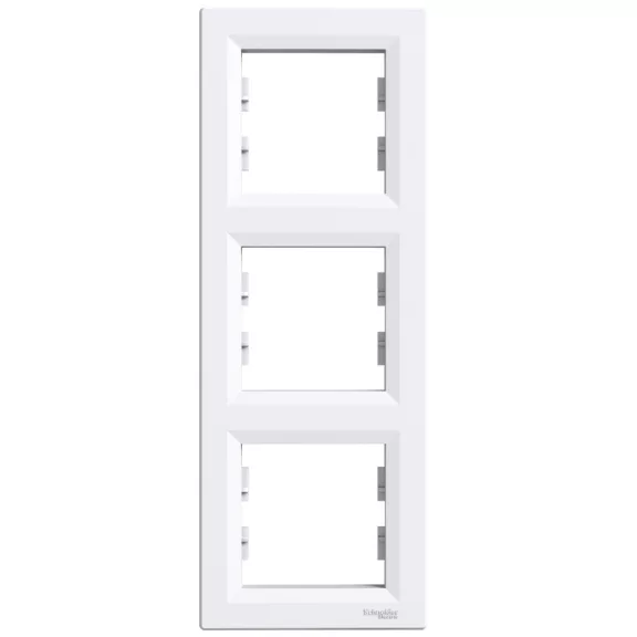Schneider ASFORA Hármas keret, függőleges, fehér, EPH5810321 Schneider ASFORA Hármas keret, függőleges, fehér, EPH5810321