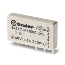   Finder SSR relé 1 CO váltóérintkező 6A-es 24V-os DC, 345170244010