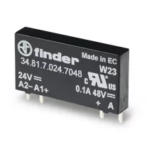   Finder SSR relé 1 NO záróérintkező 0,1A-es 24V/48V-os DC, 348170247048