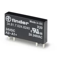   Finder SSR relé 1 NO záróérintkező 2A-es 24V/230V-os AC 348170248240