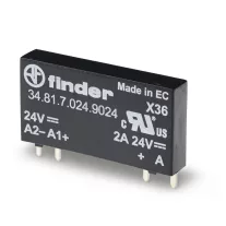   Finder SSR relé 1 NO záróérintkező 2A-es 24V-os DC, 348170249024