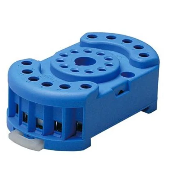 Finder Reléfoglalat 60/88-as sorozatú relékhez csavaros TS 35mm 90.23 Finder Reléfoglalat 60/88-as sorozatú relékhez csavaros TS 35mm 90.23