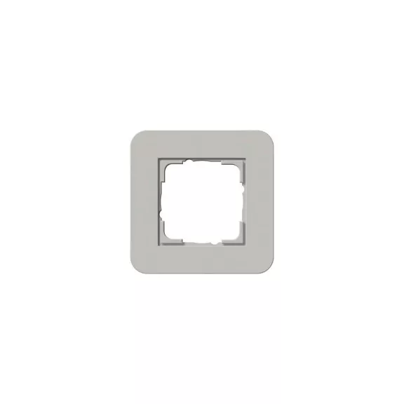 Gira E3, 1-es keret szürke/fehér, 211412 Gira E3, 1-es keret szürke/fehér, 211412