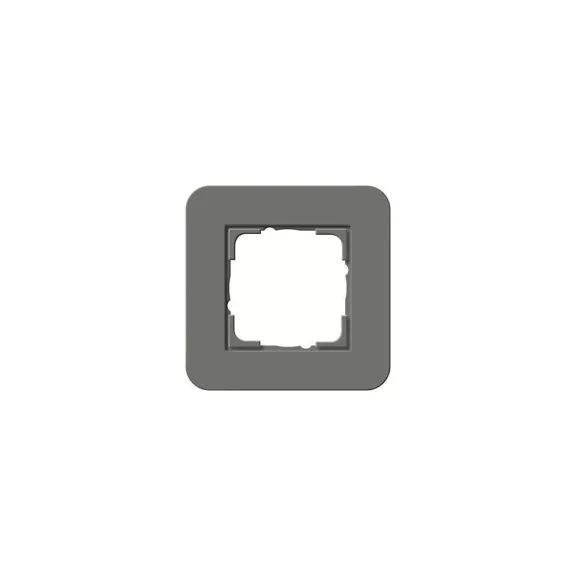 Gira E3, 1-es keret sötétszürke/fehér, 211413 Gira E3, 1-es keret sötétszürke/fehér, 211413