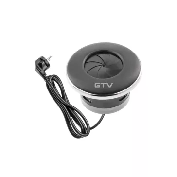 GTV pultba süllyeszthető konnektor, 1db 230V-os dugalj redőnyös fedéllel, 1.5m kábellel, műanya