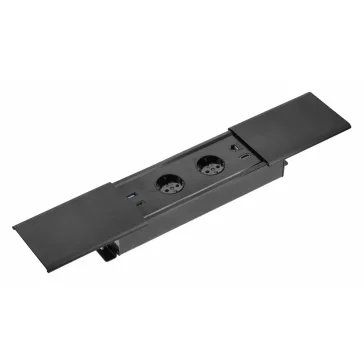 GTV pultba süllyeszthető konnektor, 2db 230V-os dugalj 1db USB-A és 1db USB-C aljzat, 1db RJ45 