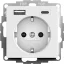 Gira Dugalj dupla USB-s, Type A/Type C, 16A, 250 V, fehér matt, 245927