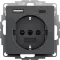Gira Dugalj dupla USB-s, Type A/Type C, 16A, 250 V, antracit, 245928