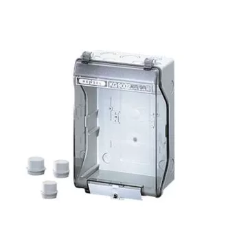   Hensel KG 9002 Üres készülékdoboz, beépített szerelőlappal, 89mm-es tartósínnel