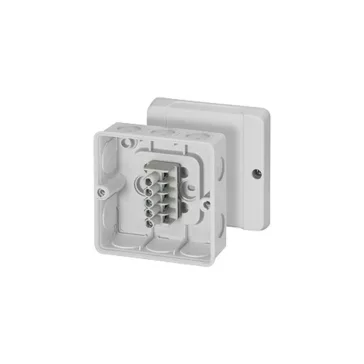   Hensel DE 9345 Kábelösszekötő doboz 98x98x52mm IP54 tömítőgyűrűs