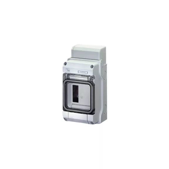 Hensel KV PC 9103 Időjárásálló KV kiseloszó 1 soros, 3 osztásegység, N+PE Fixconnect kapcsokkal, átlátszó plombálható csapófedéllel Hensel KV PC 9103 Időjárásálló KV kiseloszó 1 soros, 3 osztásegység, N+PE Fixconnect kapcsokkal, átlátszó plombálható csapófedéllel