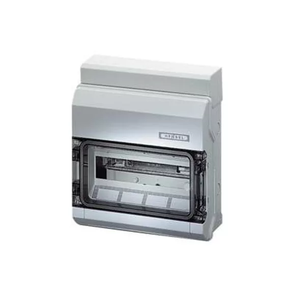 Hensel KV 1612 Kisautomata doboz IP54, 12 osztásegység, N+PE kapocs nélkül Hensel KV 1612 Kisautomata doboz IP54, 12 osztásegység, N+PE kapocs nélkül