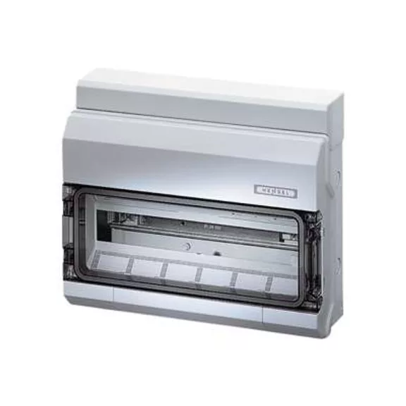 Hensel KV 1618 Kisautomata doboz IP54, 18 osztásegység, N+PE kapocs nélkül Hensel KV 1618 Kisautomata doboz IP54, 18 osztásegység, N+PE kapocs nélkül
