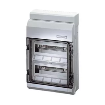   Hensel KV 2624 Kisautomata doboz IP54, 2 x 12 osztásegység, N+PE kapocs nélkül