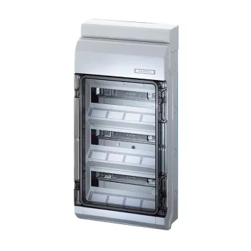   Hensel KV 3636 Kisautomata doboz IP54, 3 x 12 osztásegység, N+PE kapocs nélkül