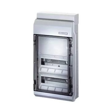   Hensel KV 9330 Kisautomata doboz IP65, 2 x 12 osztásegység, N+PE kapocs nélkül