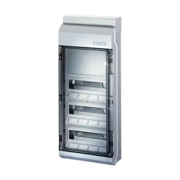   Hensel KV 9440 Kisautomata doboz IP65, 3 x 12 osztásegység, N+PE kapocs nélkül