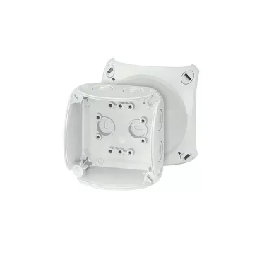   Hensel KF 0200 G Időjárásálló kábelösszekötő doboz, szürke 93x93x62mm IP65