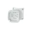 Hensel KF 0200 G Időjárásálló kábelösszekötő doboz, szürke 93x93x62mm IP65