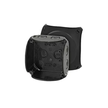   Hensel KF 0200 B  Időjárásálló kábelösszekötő doboz, fekete 93x93x62mm IP65