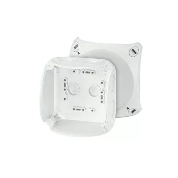   Hensel KF 0400 G Időjárásálló kábelösszekötő doboz, szürke 104x104x70mm IP65