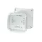 Hensel KF 0600 G Időjárásálló kábelösszekötő doboz, szürke 130x130x77mm IP65