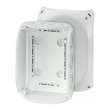 Hensel KF 1000 G Időjárásálló kábelösszekötő doboz, szürke 180x130x77mm IP65 IP66/ip67  tömszel